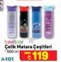 BEESTAR ÇELİK MATARA ÇEŞİTLERİ 500 ML BEESTAR ÇELİK MATARA ÇEŞİTLERİ 500 ML
